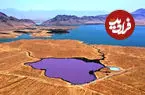 ببینید| تغییر رنگ دریاچه سلیمانیه توجه‌ها را جلب کرد