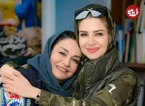 عکس| سفر زمان؛ «مریلا زارعی و خواهرش» در پشت‌صحنه سریال «متهم گریخت»؛ سال 84