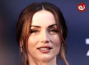 عکس| سفر در زمان؛ «آنا د آرماس» در یک نشست خبری در برلین؛ سال 1396