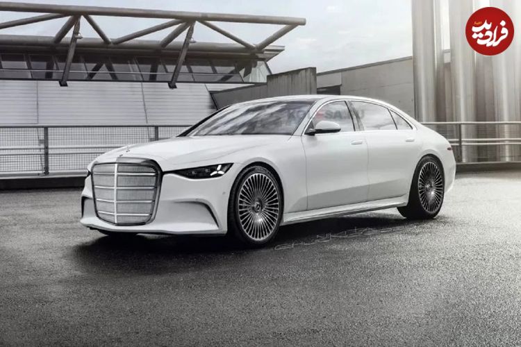 عکس؛ نسل آینده مرسدس S کلاس با چهرهای از آینده؛ رندری متفاوت و جسورانه