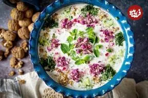 طرز تهیه آب‌دوغ خیار مجلسی؛ غذای نجات‌بخش روزهای گرم