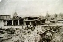 عکس؛ سفر در زمان؛ سر پل تجریش در اواخر دوره قاجار و قبل از ساخت میدان