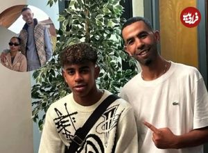 پدر لامینه یامال عاشق شد؛ نامزد مونیر نصراوی تنها ۵ سال از ستاره بارسلونا بزرگتر است!