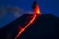 ببینید| پهپادی که در فوران آتشفشان هاوایی از بین رفت