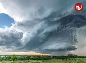 ببینید| چرخش توده‌ای هولناک در آسمان اوکلاهما