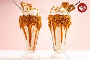 طرز تهیه میلک شیک تابستانی با طعم کارامل