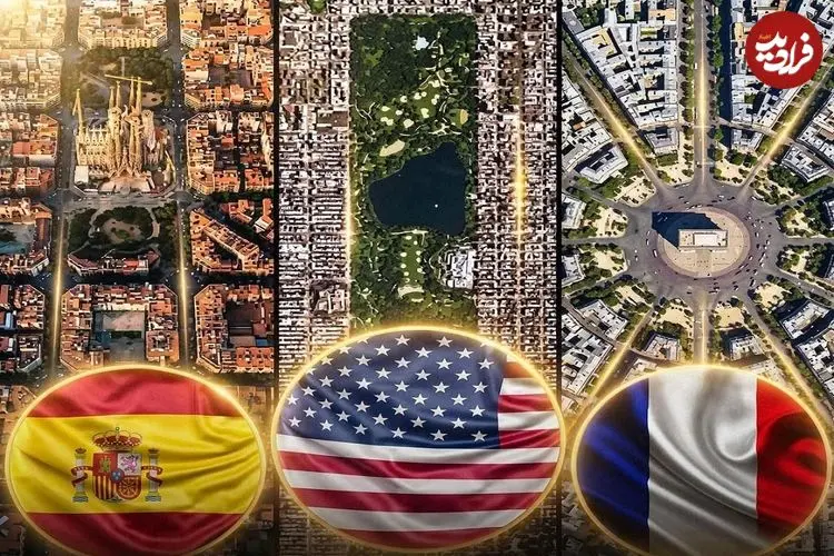 تصاویر| هندسه پنهان معماری؛ وقتی شهرها از نمای هوایی با ما حرف می زنند 