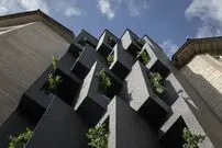 تصاویر| معماری ساختمانی با نمای سه بعدی در یوسف آباد تهران
