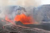ببینید؛ پدیده کم‌نظیر گردباد آتشفشانی در هاوایی