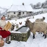 ببینید| غذای روستایی در ایران؛ پخت نیمرو برای صبحانه در روستایی برفی در کوهستان