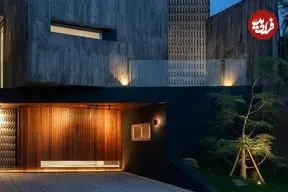 تصاویر| خانه‌ای با ۱۰ درجه انحراف! 