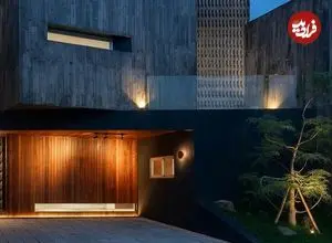 تصاویر| خانه‌ای با ۱۰ درجه انحراف! 