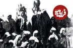 عکس| سفر زمان؛ زنان بروجردی که به تماشای کاروان ناصرالدین شاه آمده بودند