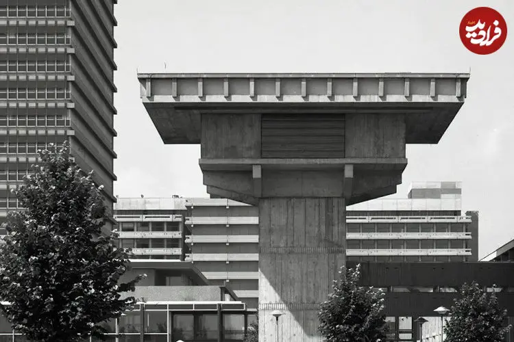 تصاویر| برج ستاره اوترخت؛ معماری جالب بروتالیستی که هرگز به هدف خود نرسید! 