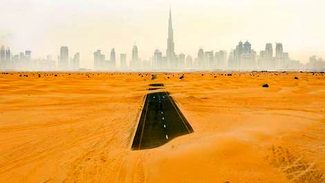 (ویدئو) امارات چگونه در حال تبدیل بیابانش به منطقه‌ای سر‌سبز است؟