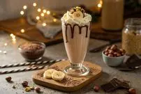 ترکیب رؤیایی نوتلا و بستنی برای یک میلک‌شیک خوشمزه و لطیف
