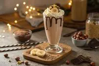 ترکیب رؤیایی نوتلا و بستنی برای یک میلک‌شیک خوشمزه و لطیف