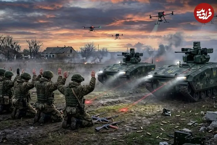 سربازان روسی در برابر ربات‌های مسلح اوکراینی تسلیم شدند؛‌ وقتی جنگ مدرن می‌شود