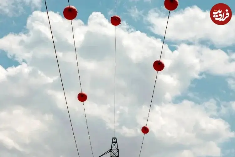 دلیل نصب توپ‌های نارنجی روی سیم‌های انتقال برق چیست؟