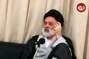 عکس؛ سفر به تاریخ؛ «سید مصطفی خامنه‌ای، فرزند ارشد رهبر انقلاب» در مراسم ترحیم سیدابراهیم رئیسی