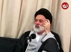 عکس؛ سفر به تاریخ؛ «سید مصطفی خامنه‌ای، فرزند ارشد رهبر انقلاب» در مراسم ترحیم شهید رئیسی
