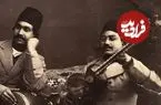 عکس| سفر به عصر قاجار؛ دستۀ مطرب‌ها پای بساط کباب