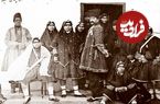 عکس؛ سفر در زمان؛ ژست خاص «جوجوق، یکی از زنان جوان ناصرالدین‌شاه»