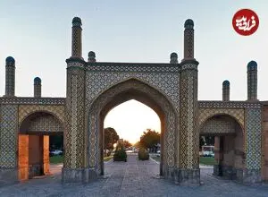عکس| سفر زمان؛ تصویری از «دروازه تهران» شهر قزوین در دوران قاجار