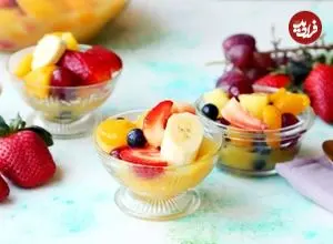 این دسر میوه ای سه سوته را برای شب چله درست کنید!