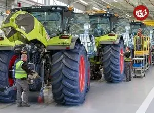 ببینید| نگاهی به مراحل تولید تراکتورهای پیشرفته در کارخانه هایی در فرانسه و آلمان