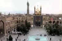 عکس| سفر زمان؛ اردوی ناصرالدین شاه قاجار در حیاط حوزه علمیه قم