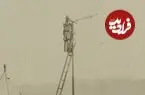 عکس| سفر زمان؛ تصویر دیده‌نشده از «احداث خط تلگراف» در دوران قاجار