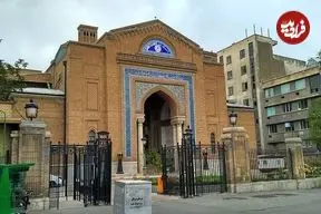 عکس| سفر به ایران قدیم؛ منظرۀ «میدان توپخانه» و «بانک شاهی» در دوران قاجار