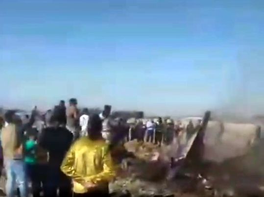 (ویدئو) اولین تصویر از محل سقوط هواپیمای سوخو-22 در نزدیکی دریاچه پریشان کازرون