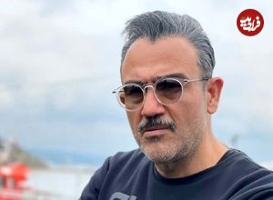 ببینید؛ مهران غفوریان از بالای دکور برنامه سقوط کرد