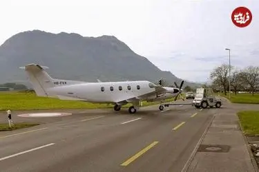 عکس| سقوط یک جت شخصی در آمریکا 