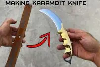 ببینید؛ نحوه تبدیل فنر قدیمی خودرو به چاقوی کرامبیت به روش آهنگر آمریکایی 