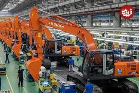 ببینید| چگونه بیل مکانیکی های قدرتمند و پیشرفته در ژاپن تولید می شوند؟