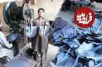 ببینید؛ مراحل دیدنی تولید انبوه بیل در کارگاهی در پاکستان