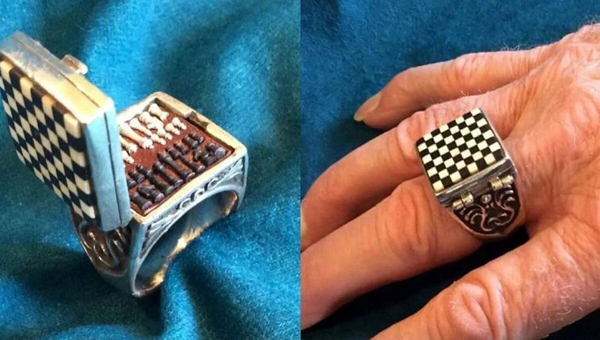 (تصاویر) شطرنج مینیاتوری: شاهکاری هنری در یک انگشتر
