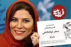 عکس| سفر زمان؛ تیپ کمتردیده‌شدۀ «سحر دولتشاهی» روی صحنه تئاتر