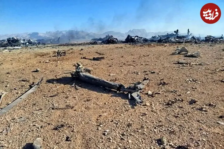 تصاویر بقایای هواگردهای آمریکا در اصفهان