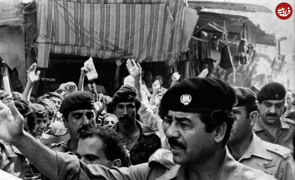 عکس| سفر در زمان؛ استقبال «ملک حسین پادشاه اردن» از «صدام» در امان؛ سال 1368