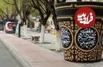 عکس| جانمایی گلدان های متفاوت در تهران