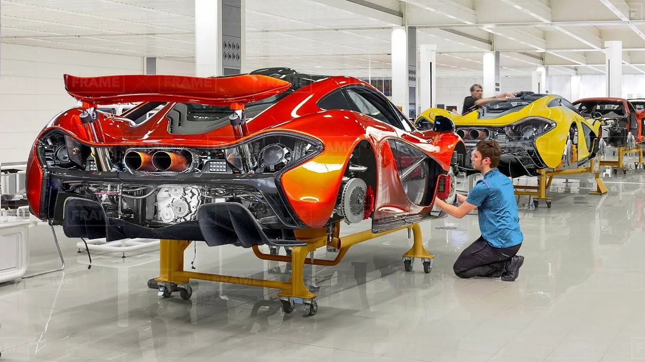 (ویدئو) فرآیند شگفت انگیز تولید خودروهای سوپراسپرت مک لارن در کارخانه