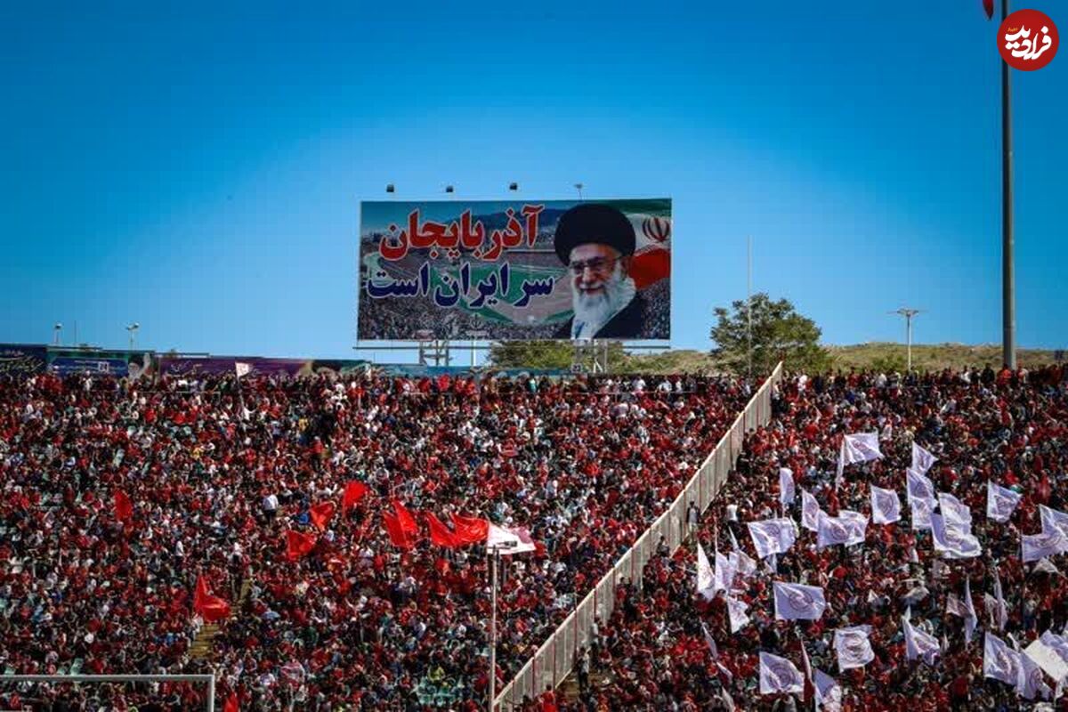 ببینید؛ هواداران تراکتور رکورد گینس را شکستند!