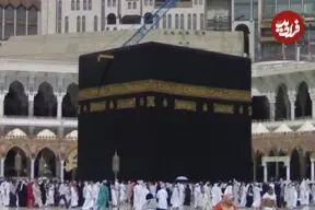 عکس| سفر به تاریخ؛ یک زوج مسن ایرانی در حال سفر به مکه؛ سال 1300