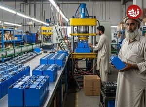 ببینید| مراحل دیدنی تولید انبوه باتری خودرو در کارگاهی در پاکستان