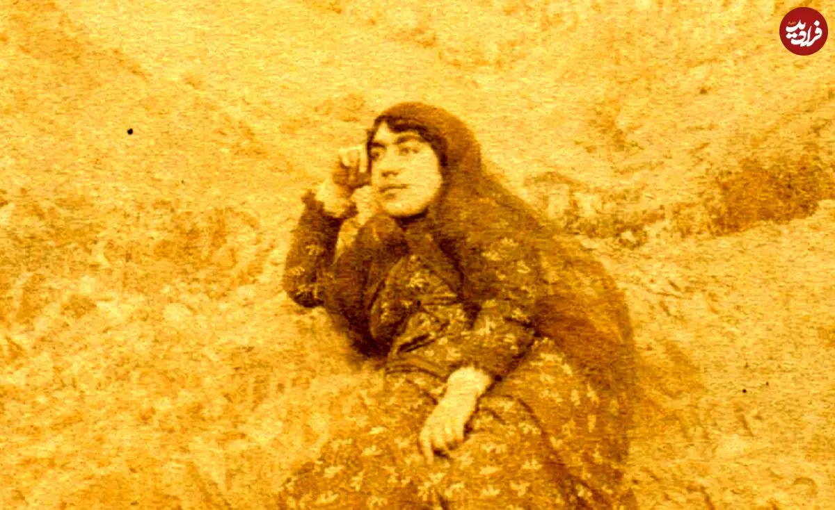 عکس| سفر در زمان؛ «عصمت الملوک و فخر تاج» نوه های ناصرالدین شاه در کودکی؛ سال 1260