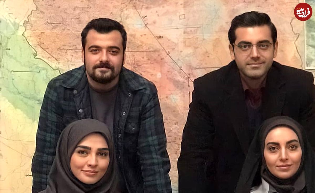عکس| سفر زمان؛ «بهروز» (سریال بچه مهندس) در 20 سالگی در کنار «ترلان پروانه» در یک همایش